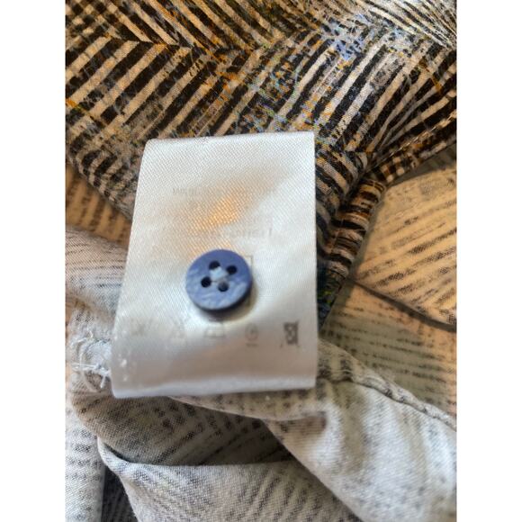 7 Downie St. London Couture Button Down Shirt Sz 2XLT Short Sleeves Stretch - Picture 7 of 11